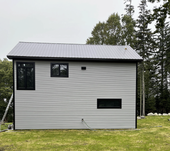 Custom home exterior