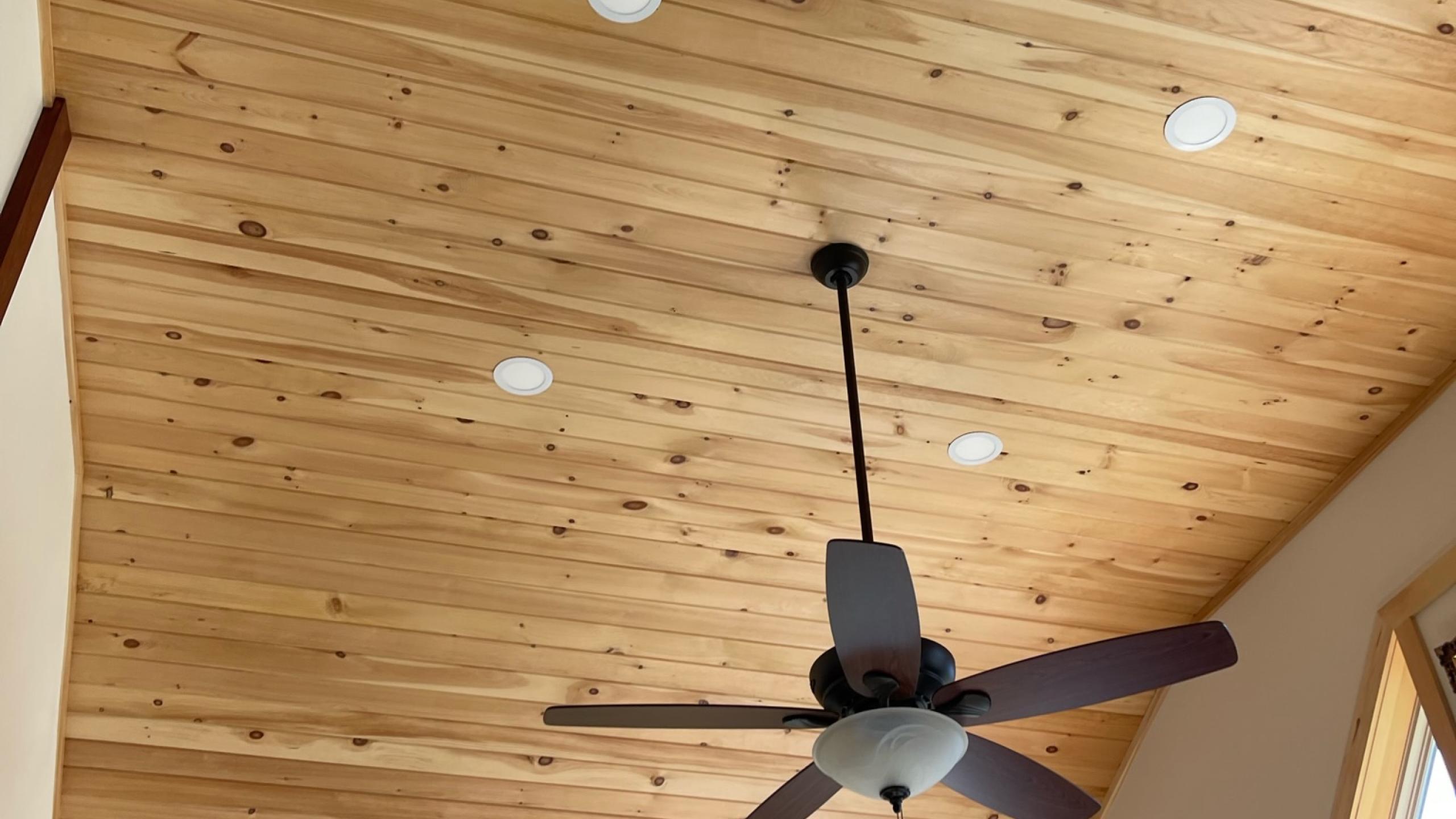 Wood vaulted ceiling