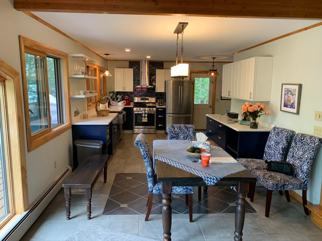 Kitchen Dining Room Renovate Bar Harbor Condo