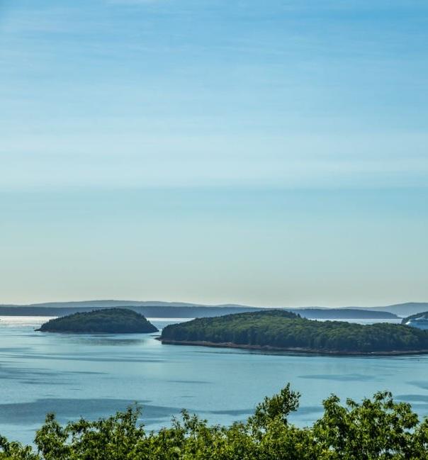 Mount Desert Narrows off of the coast of Maine near Trenton.