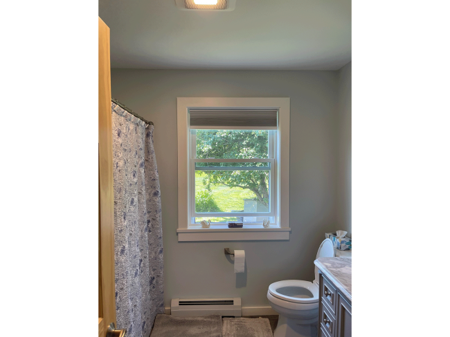 New window in bathroom