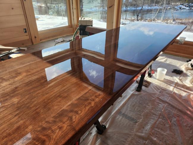 Durable wood countertops.